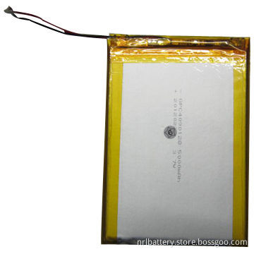 3.7V/5,000mAh Li-polymer Battery Pack for Medical Equipment, Machinery and Electronic Devices